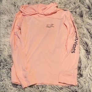 Vineyard Vines Pink long sleeve with hood